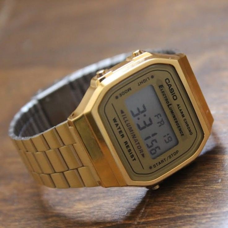 Casio Vintage Digital Gold Unisex Watch - Meoily