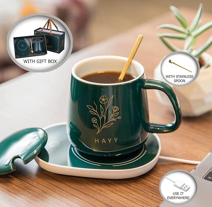 Cup Warmer Tea Coffee Mug Heater Pad, For Home And Office - Meoily