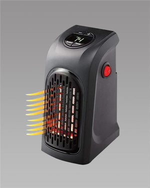 Room Heater Handy Heater for Home, Office, Camper LED Screen 400 Watts Portable Wall Heater Warmer, Mini Blower Heater for Winter - Meoily