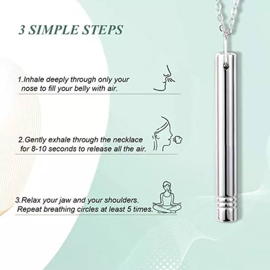 Stainless Steel Anxiety Relief Necklace - Meoily