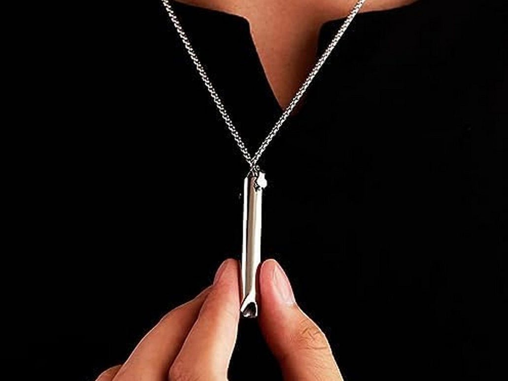 Stainless Steel Anxiety Relief Necklace - Meoily