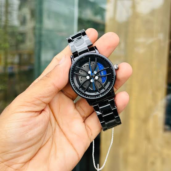 Stereoscopic Car Wheel Watch (Blue) - Meoily