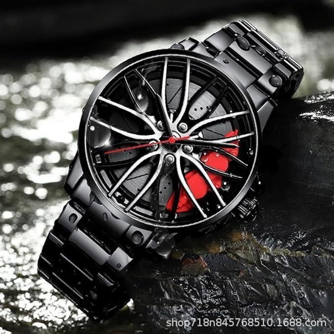 Stereoscopic Car Wheel Watch (Red) - Meoily